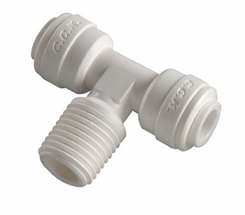 Фитинг Т-образный трубка-трубка-резьба 1/4"-1/4"-1/4" 4MBT44