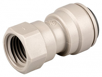 Фитинг прямой трубка-резьба 1/4"-7/16" AFAU04 7/16 CW DMF конус