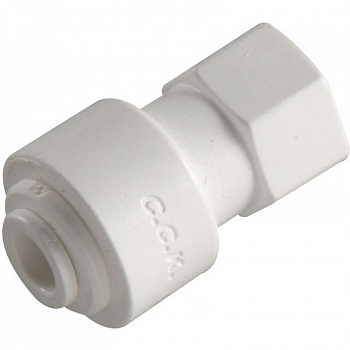 Фитинг для крана трубка-резьба 3/8"-1/4" 6FC4